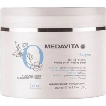 Vlasová regenerace Medavita Oxygen detoxikační peeling na vlasy a pokožku 500 ml