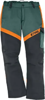 montérky Stihl Fs Protect kalhoty pro práci s křovinořezem černé/zelené L