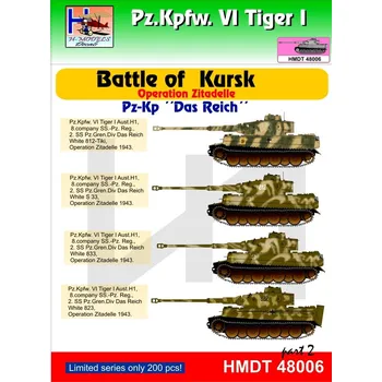 Plastikový model HM decals 1/48 Decals Pz.Kpfw.VI Tiger I Battle of Kursk 2
