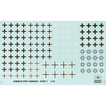 Plastikový model HAD models 1/35 Decal German Crosses WWII (part 2)