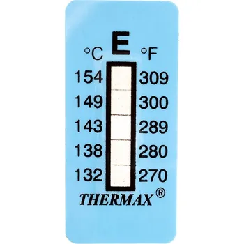 Domácí teploměr Samolepící teploměr / indikační proužek nereversibilní 132-154°C