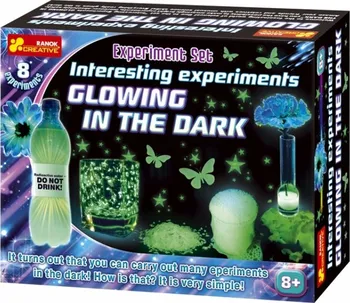 Dětská vědecká sada Ranok Creative Zajímavé experimenty světélkování ve tmě