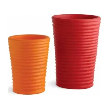 Květináč SLIDE Venkovní květináč S-POT - SD POT040, Rozměry Ø38 x 50 cm, Barva (official) Bílá