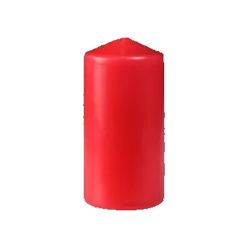 Svíčka SAHM Svíčka PILLAR 100X50mm RED - 10ks/bal 100021362
