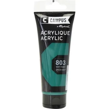 Vodová barva Akrylová barva Raphael 803 - Green deep - Tmavá zeleň 100 ml