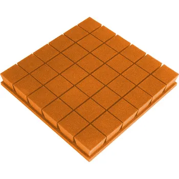 Mega Acoustic PA-PM-KOSTKA7-O-50x50x7 Orange Absorpční penový panel