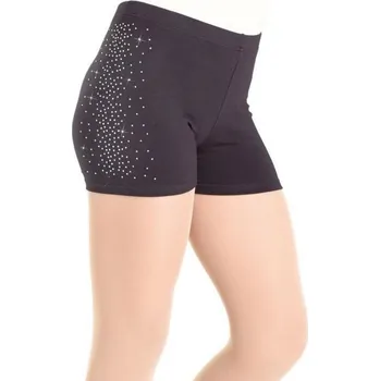Dětská móda Intermezzo,Kraťásky zdobené kamínky 5172, černá 116-128