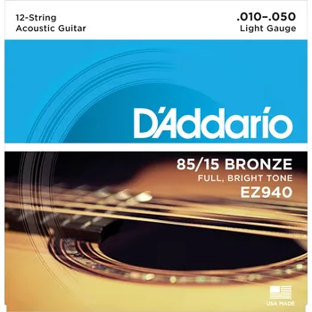 Struna pro hudební nástroj D'Addario EZ940 Struny pro akustickou kytaru