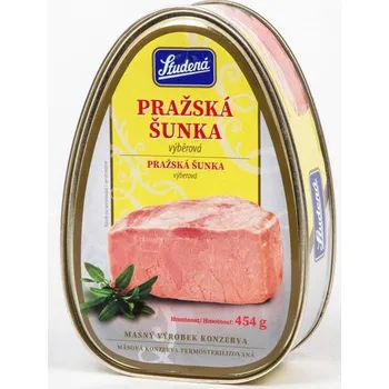 Konzervované maso Recenze Krahulík Pražská šunka 454 g