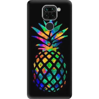 Pouzdro na mobilní telefon Odolné silikonové pouzdro iSaprio - Rainbow Pineapple - Xiaomi Redmi Note 9