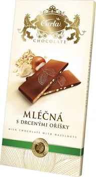 Čokoláda Carla mléčná čokoláda s líškovými oříšky 80 g
