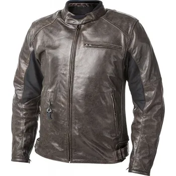 Moto bunda KOŽENÁ BUNDA ROADSTER ČERNÁ-HNĚDÁ 3XL