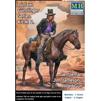 Plastikový model Master Box 1/35 Outlaw, Gunslinger series - kit No.2