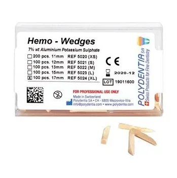 Dřevěná hračka Hemo - Wedge 12mm - 100 ks