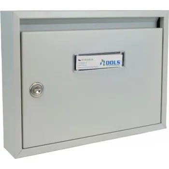 Poštovní schránka Poštovní schránka DOLS E-01 paneláková, lakovaná (více barev) - RAL 7035 STR. - SVĚTLE ŠEDÁ