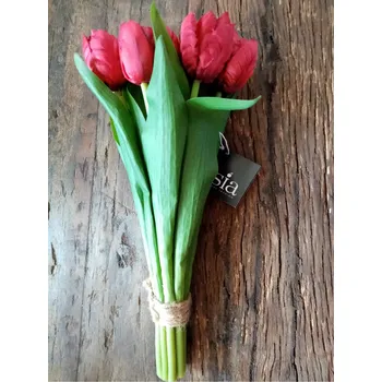 umělá květina Hitra Kytice tulipánů rudé 30cm