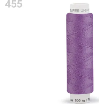 Nit Polyesterové nitě UNIPOLY 120 14x2 100 m kosatec 455