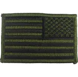 ROTHCO Nášivka US vlajka reverzní 5 x 7,5 cm ZELENO-ČERNÁ