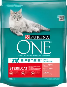 Krmivo pro kočku Purina One Adult Sterilcat losos/pšenice 800 g