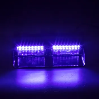 Maják PREDATOR LED vnitřní, 16x LED 1W, 12V, modrý (kf740blu)