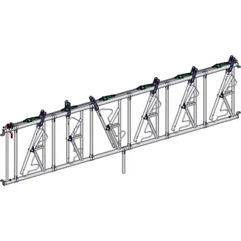 Žlabová zábrana pro skot Safety, 6 míst/4,40m