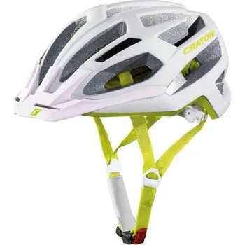 Cyklistická přilba Cratoni C-Flash White/Lime Glossy S/M