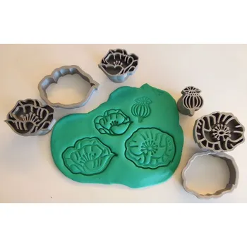 Sada nářadí Sada razidel s vykrajovátky VLČÍ MÁKY 806 ( 6 kusů v sadě )