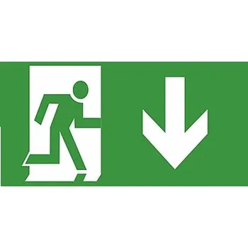 Nouzové osvětlení Sada piktogramů č.1 pro ESCAPO-2 (obsahuje piktogram 1a+1b) 299x157mm