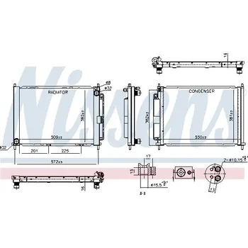 Chladič motoru Nissens 637654