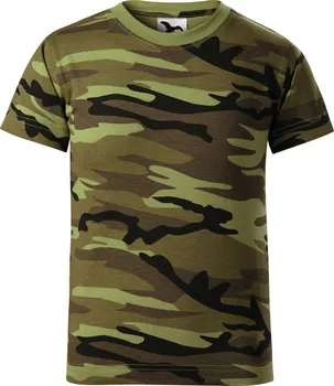 Chlapecké tričko Malfini 149 Camouflage Green