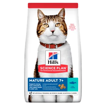 Krmivo pro kočku Hill´s Feline Dry Mature Adult 7+ Tuna 10 kg