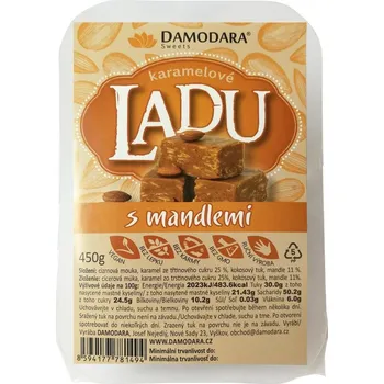 Bonbon Damodara Ladu karamelové s mandlemi 450 g