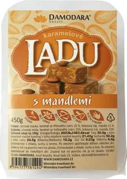 Bonbon Damodara Ladu karamelové s mandlemi 450 g