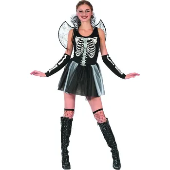 Karnevalový kostým Dámský kostým - Kostra s křídly, 42