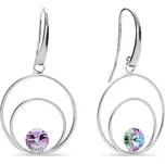 Náušnice fialové se Swarovski Elements Glory KWOD1122SS29VL Vitrail Light
