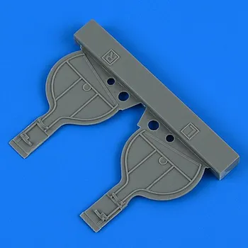 Plastikový model Quickboost 1/32 Bf 108 undercarriage covers (Eduard)