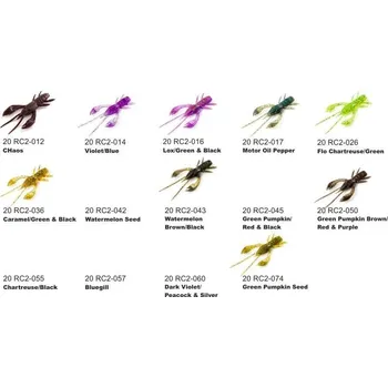 Umělá nástraha Dipované umělé nástrahy Real Craw 2-48mm 7ks Lox / Green & Blac