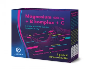 Galmed Magnesium 400 mg + B komplex + C 60 g