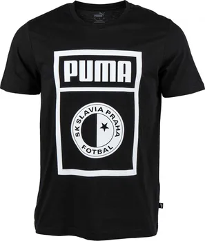 Pánské tričko Puma Slavia Prague Graphic Tee černé M
