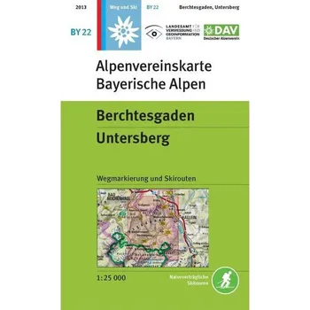 Alpenverein OEAV BY22 Berchtesgaden, Untersberg 1:25 000