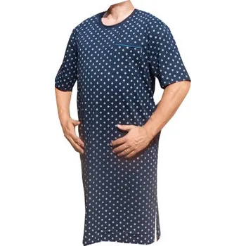 Pánská noční košile xcena Bavlněné noční košile s krátkým rukávem pánské Velikost: M