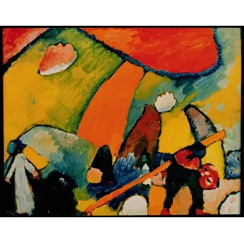 Plakát Plakát, Obraz - On the Beach (1909), Wassily Kandinsky