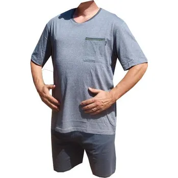 Pánské pyžamo xcena Pyžamo tmavě šedé Velikost: XXXL
