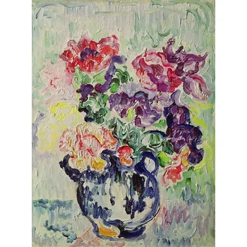 Plakát Plakát, Obraz - Anemones, Paul Signac