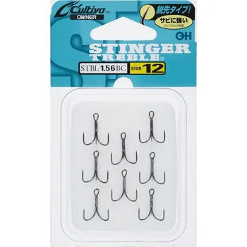 Rybářský háček Trojháček Owner STBL-15BC vel.10 - 8ks