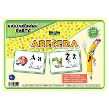 Český jazyk Procvičovací karty - abeceda - Petr Kupka