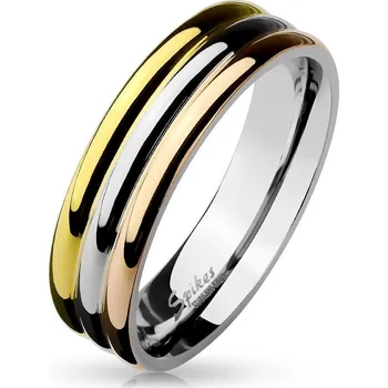 Prsten OPR0012 Dámský ocelový snubní prsten (57)