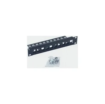 Patch panel Triton 10 modulární patch panel 1U pro max. 10ks keystone,otvor 14,8x17,5mm