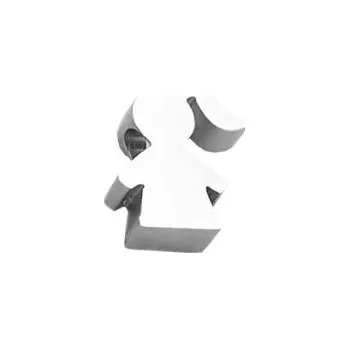 Přívěsek Šperky4U Drobný ocelový přívěsek - holčička - PP-1017-ST