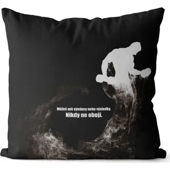 Dekorativní polštářek Polštář Nebo výsledky (Velikost: 40 x 40 cm)